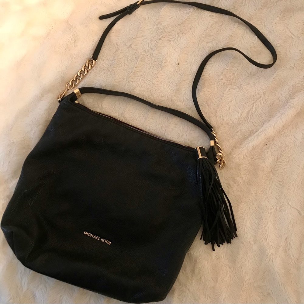 Michael Kors Black Shoulder bag with tassel